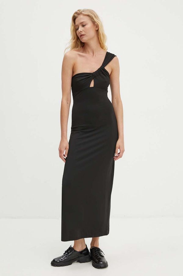 Answear Lab Haljina Answear Lab boja: crna, maxi, uska