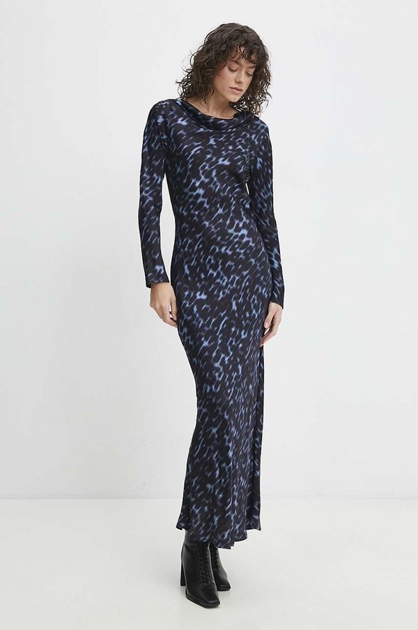 Answear Lab Haljina Answear Lab boja: crna, maxi, uska