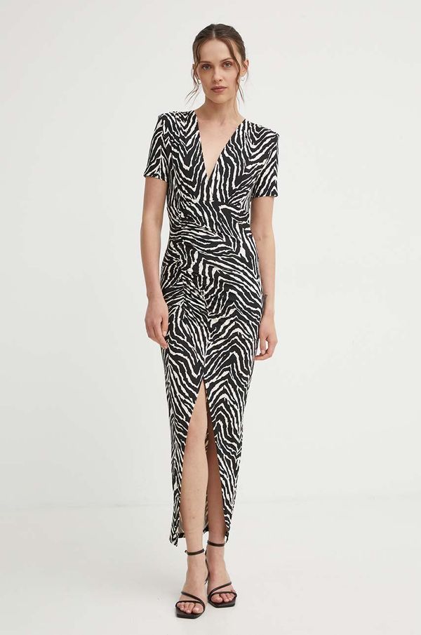 Answear Lab Haljina Answear Lab boja: crna, midi, uska