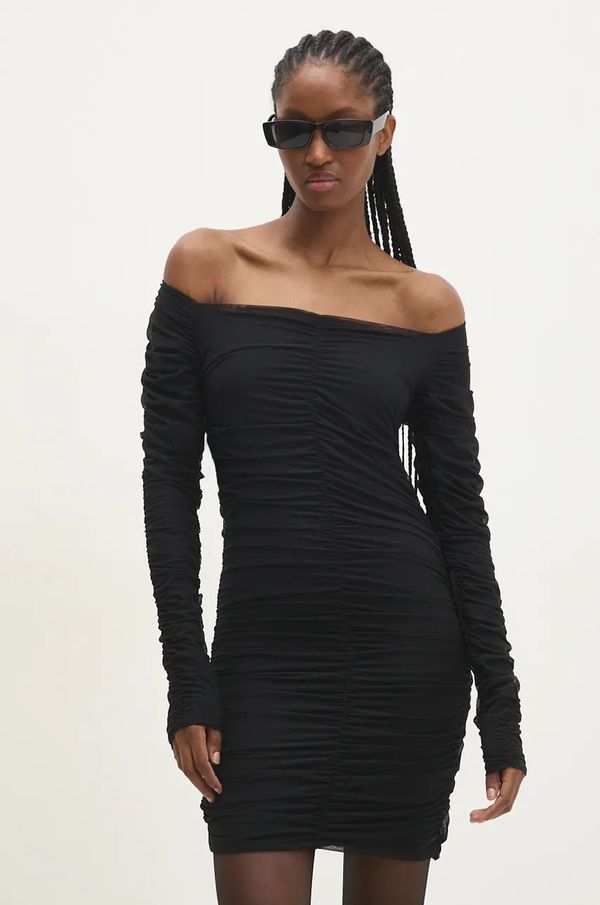 Answear Lab Haljina Answear Lab boja: crna, mini, uska