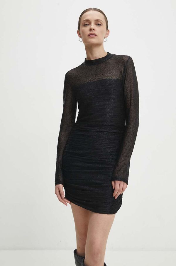 Answear Lab Haljina Answear Lab boja: crna, mini, uska