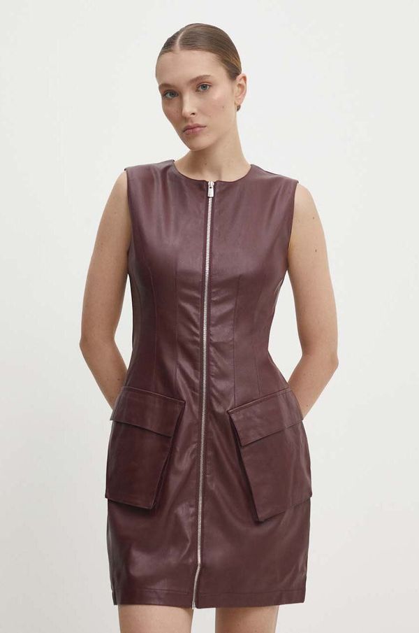 Answear Lab Haljina Answear Lab boja: crvena, mini, uska