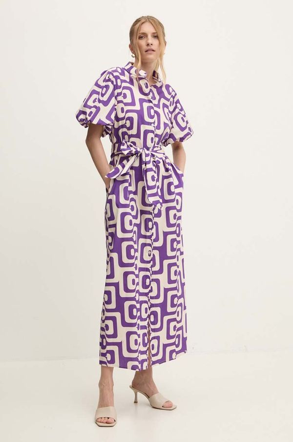 Answear Lab Haljina Answear Lab boja: ljubičasta, maxi, ravna