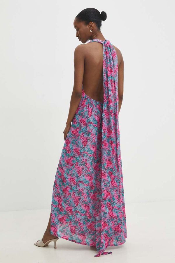 Answear Lab Haljina Answear Lab boja: ružičasta, maxi, ravna