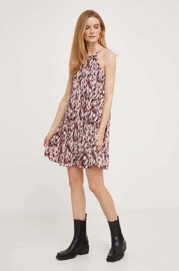 Answear Lab Haljina Answear Lab boja: ružičasta, mini, ravna