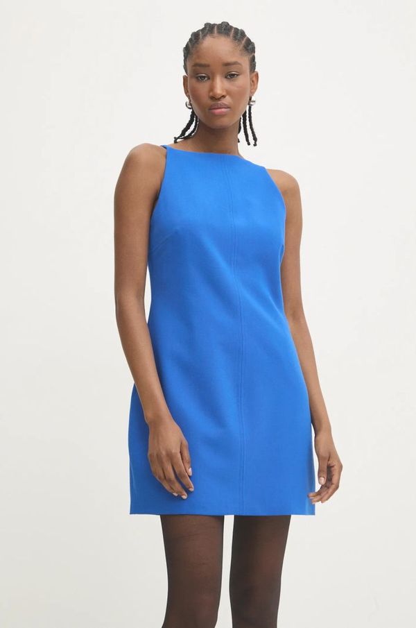 Answear Lab Haljina Answear Lab boja: tamno plava, mini, uska