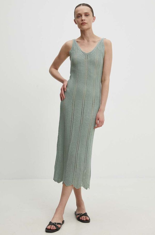 Answear Lab Haljina Answear Lab boja: tirkizna, maxi, uska