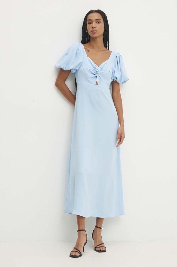 Answear Lab Haljina Answear Lab midi, širi se prema dolje