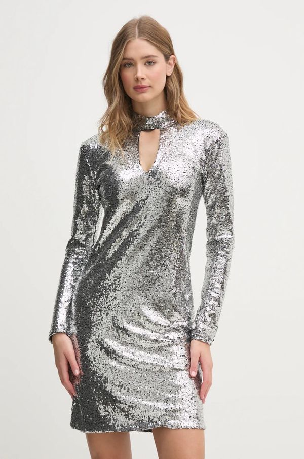 Artigli Haljina Artigli boja: srebrna, mini, uska, ACAB000522