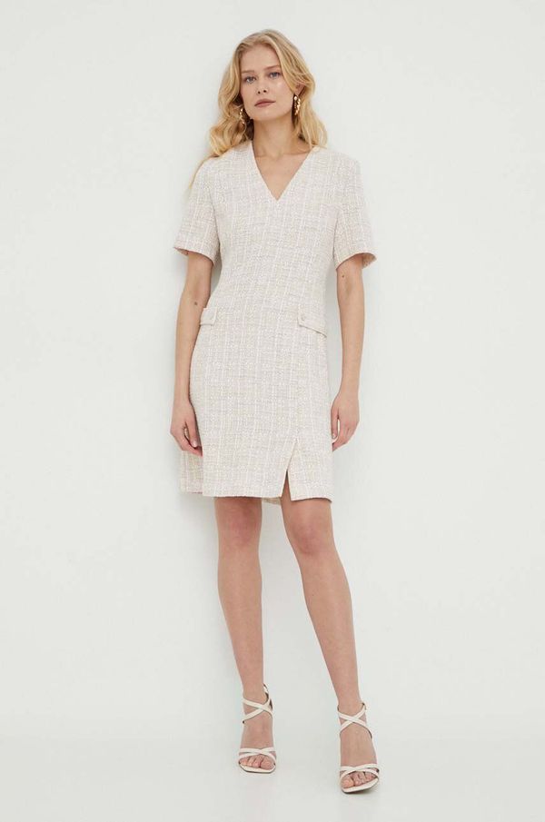 Boss Haljina BOSS mini, širi se prema dolje