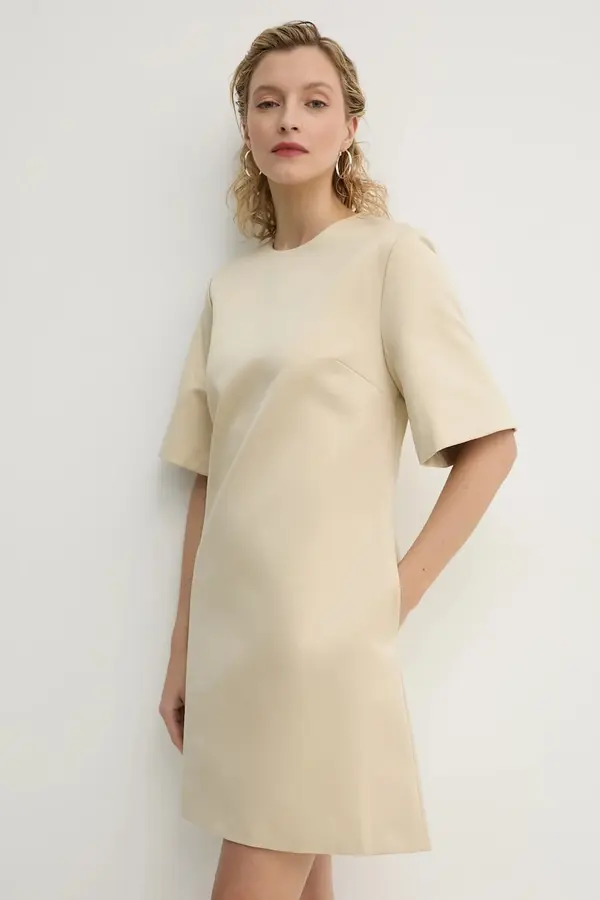 By Malene Birger Haljina By Malene Birger HARPERZ boja: bež, mini, ravna, 102577