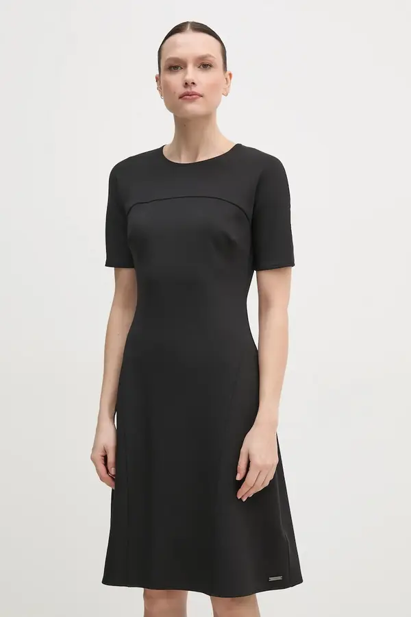 Calvin Klein Haljina Calvin Klein boja: crna, mini, širi se prema dolje, K20K208151