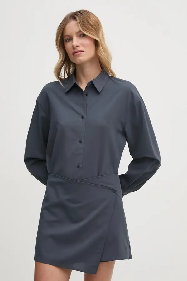 Calvin Klein Haljina Calvin Klein Jeans boja: siva, mini, oversize, J20J225086