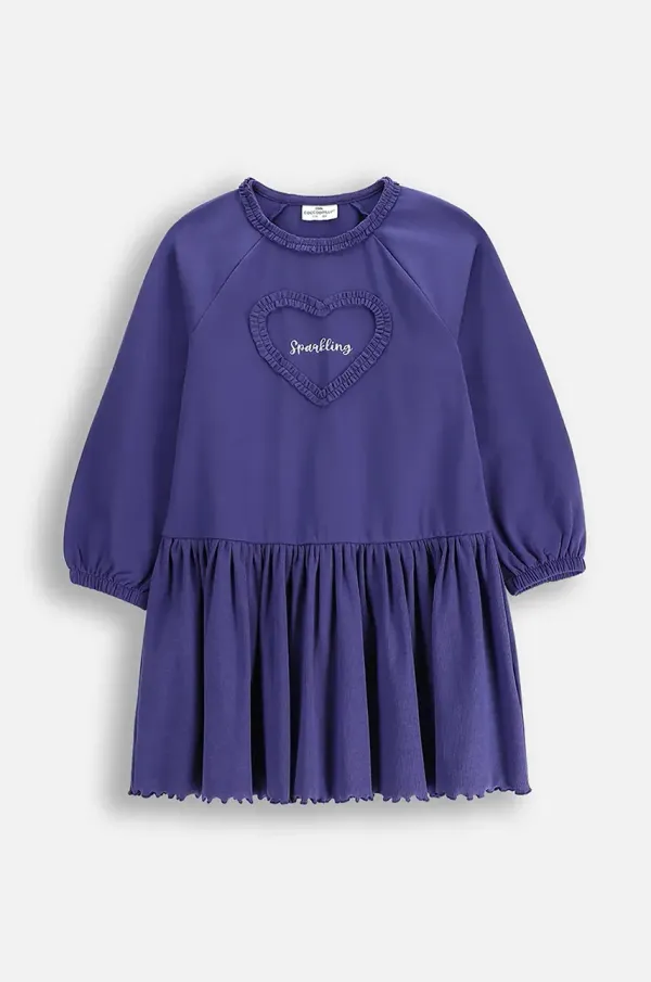 Coccodrillo Haljina Coccodrillo boja: tamno plava, mini, širi se prema dolje, COSMIC GIRL KIDS