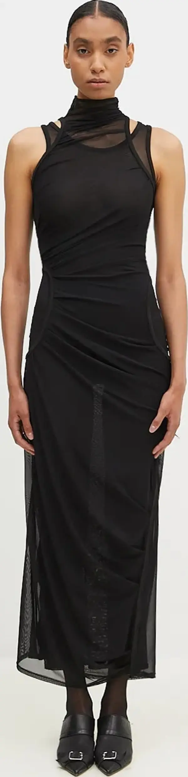 coperni Haljina Coperni Mesh Dress