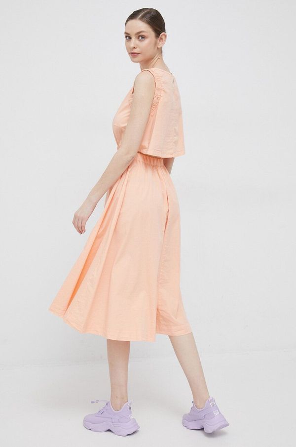 Deha Haljina Deha boja: narančasta, midi, širi se prema dolje