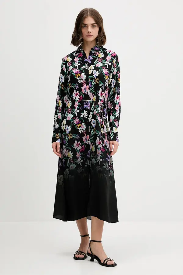 Desigual Haljina Desigual CAMISERO ACRIL