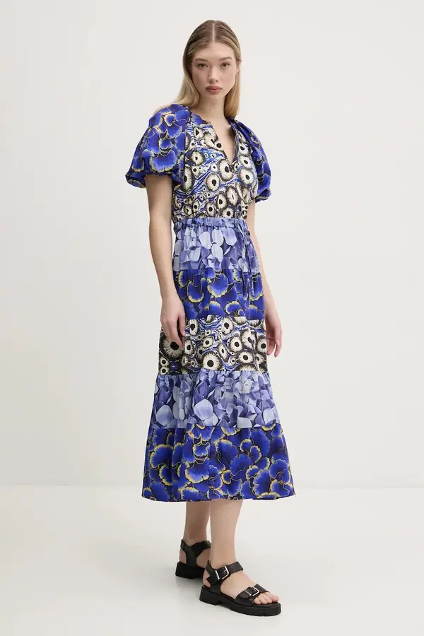 Desigual Haljina Desigual CELLS LONG_LACROIX