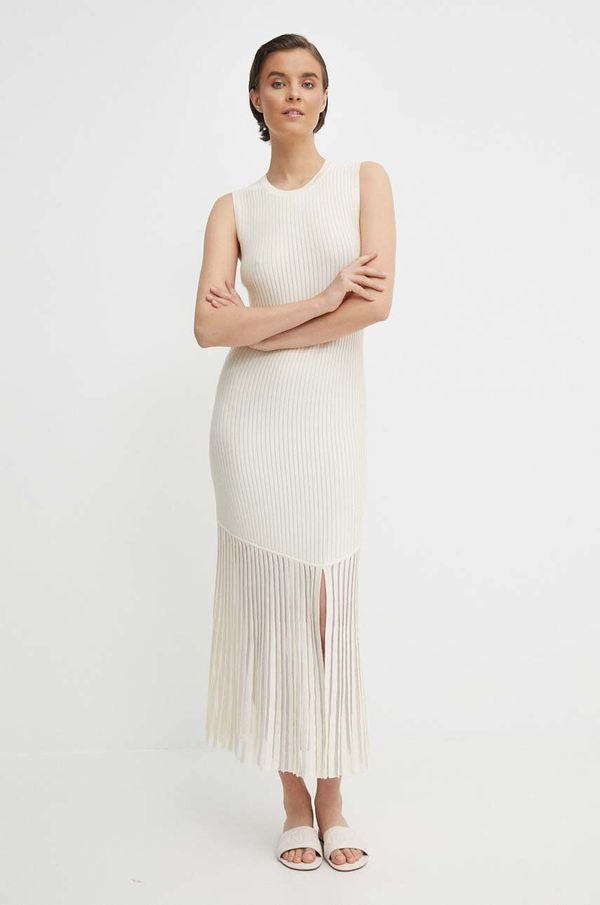 DKNY Haljina Dkny boja: bež, midi, uska, P4BUAN36