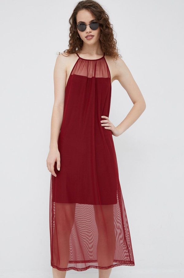 DKNY Haljina Dkny boja: bordo, maxi, ravna