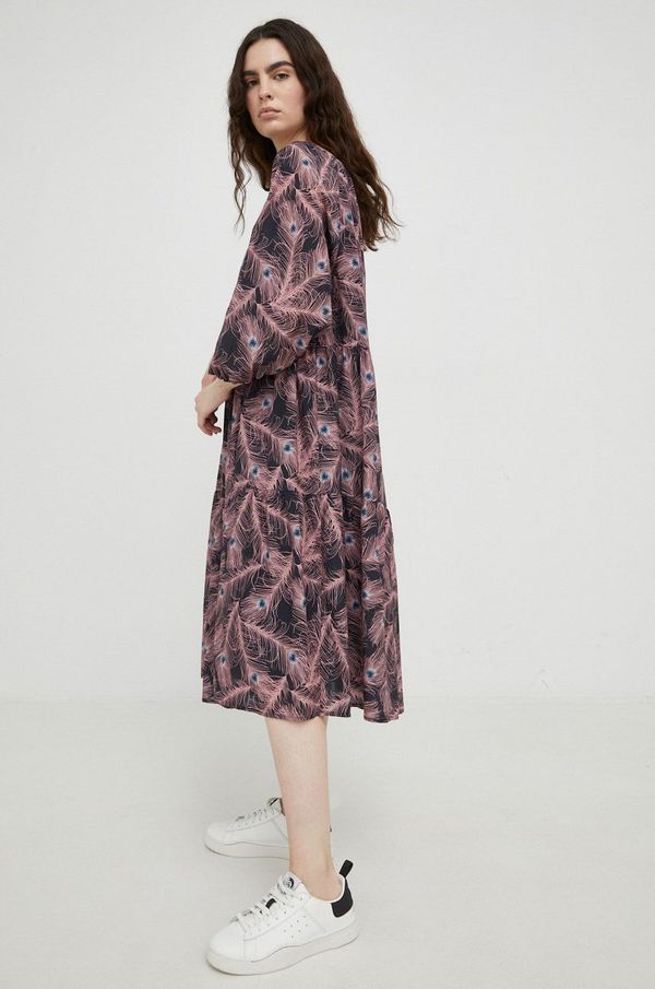 Drykorn Haljina Drykorn midi, širi se prema dolje