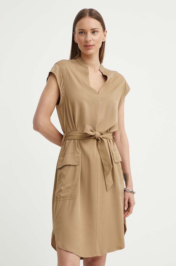 G-Star Raw Haljina G-Star Raw boja: bež, mini, ravna, D24622-D573