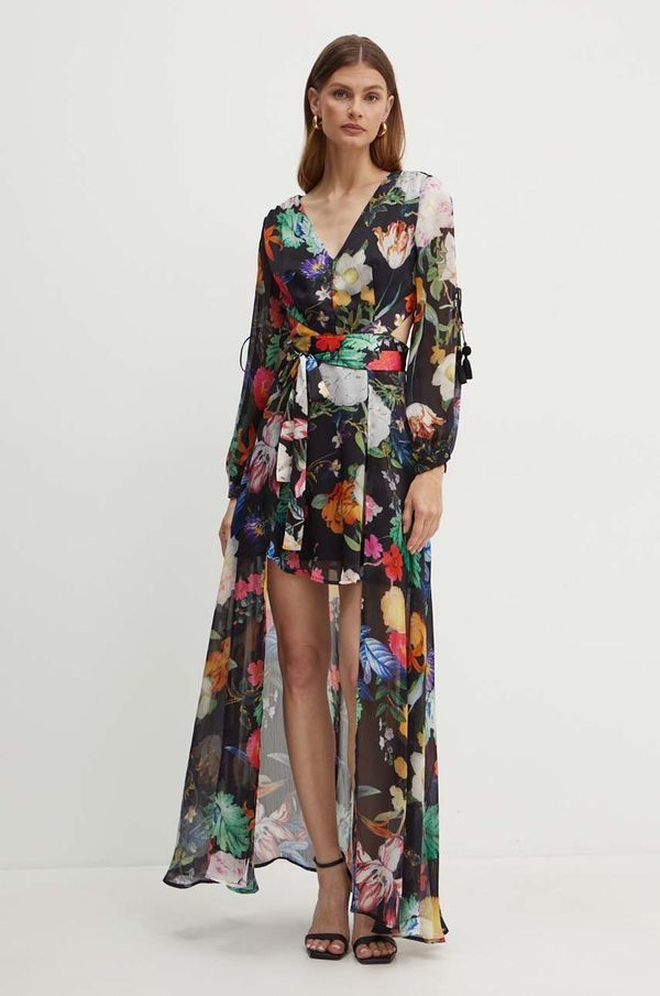 Guess Haljina Guess boja: crna, mini, širi se prema dolje