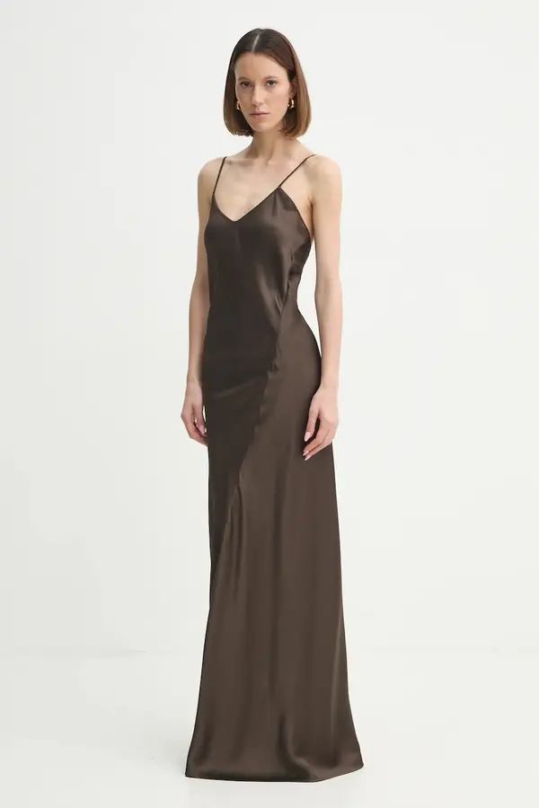 Herskind Haljina Herskind Renate boja: zelena, maxi, uska, 5451187