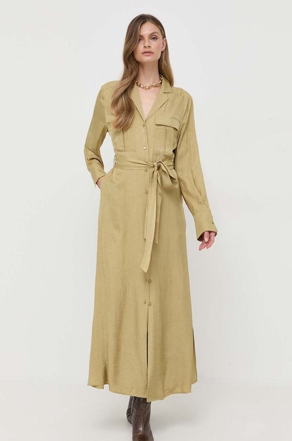 Ivy Oak Haljina Ivy Oak boja: zelena, maxi, širi se prema dolje