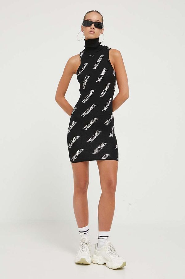 Labellamafia Haljina LaBellaMafia boja: crna, mini, uska