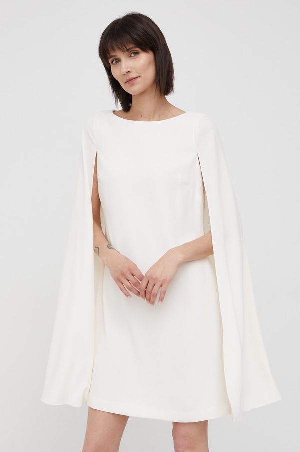 Lauren Ralph Lauren Haljina Lauren Ralph Lauren boja: bež, mini, ravna, 253855210006