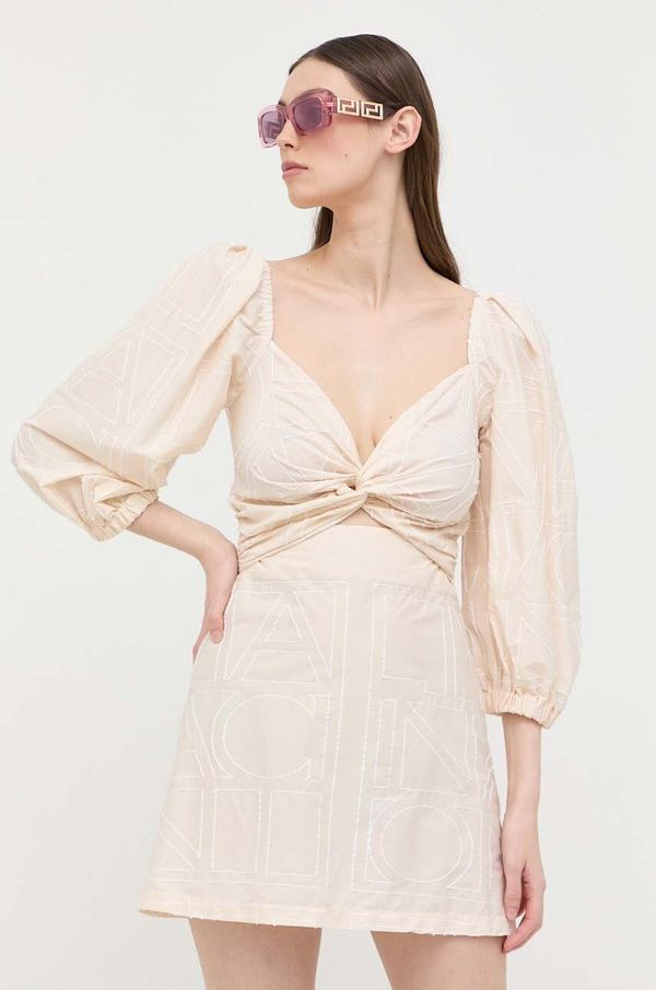 Liviana Conti Haljina Liviana Conti boja: bež, mini, širi se prema dolje