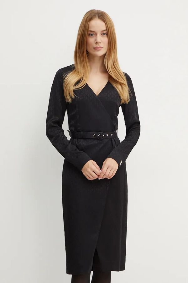 Marciano Guess Haljina Marciano Guess AMALIA boja: crna, mini, širi se prema dolje, 4BGK16 7169A