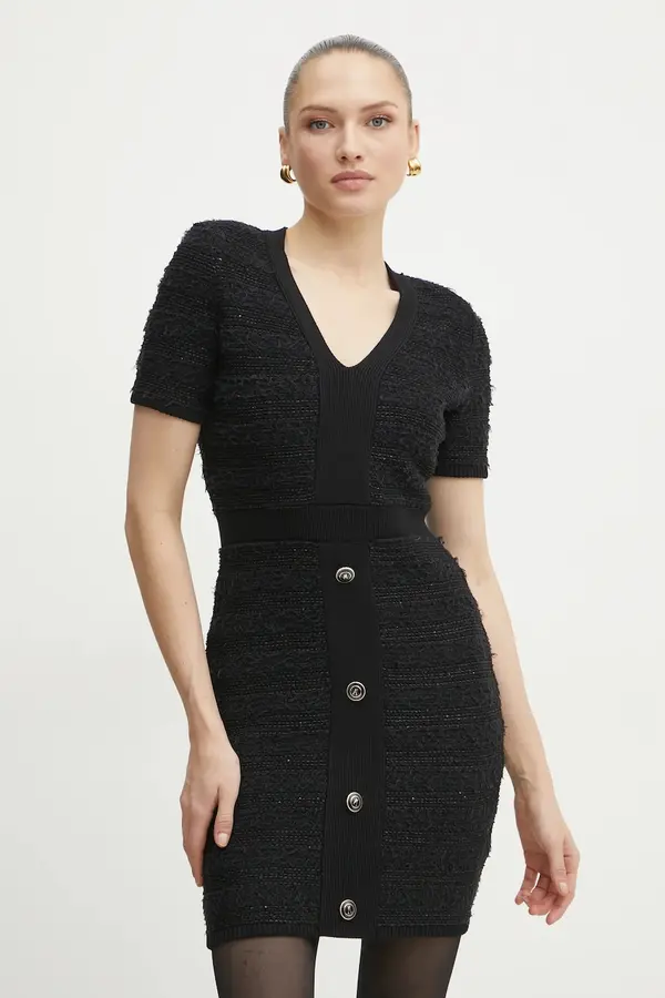 Marciano Guess Haljina Marciano Guess AMELIA boja: crna, mini, uska, 5RGK04 5852Z