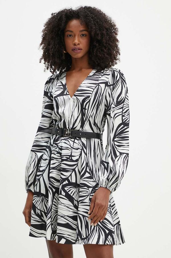 Marciano Guess Haljina Marciano Guess DEBORA boja: crna, mini, širi se prema dolje, 4YGK0C 7014A