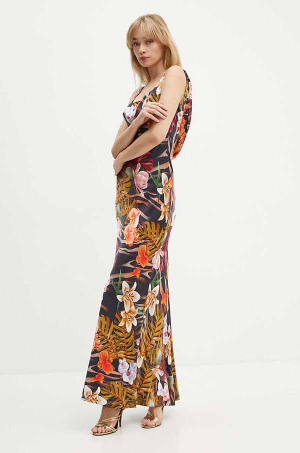 Marciano Guess Haljina Marciano Guess ESTELLA boja: crna, maxi, širi se prema dolje, 4YGK15 7139A