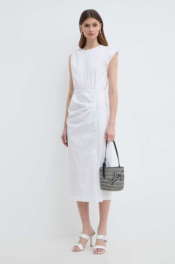 Marella Haljina Marella boja: bijela, midi, ravna, 2413221122200