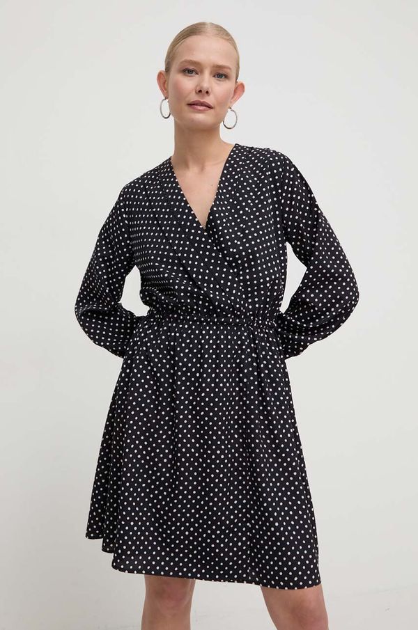 Marella Haljina Marella boja: crna, mini, širi se prema dolje