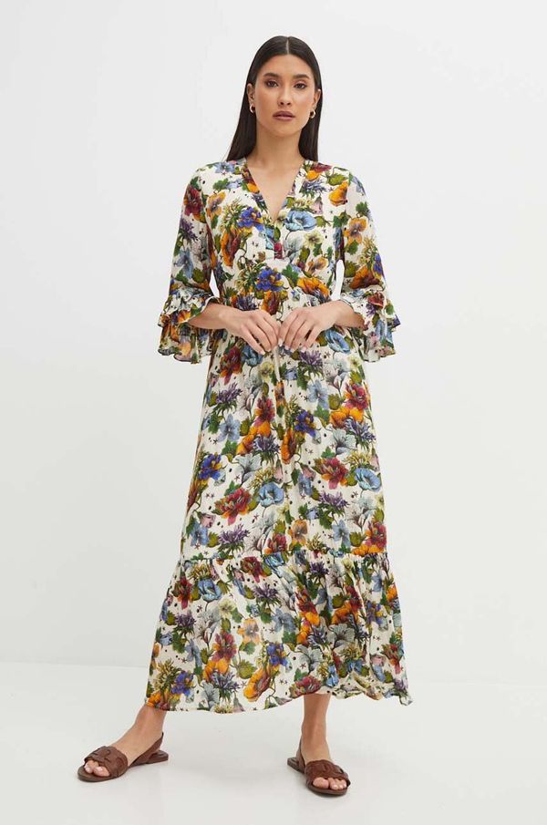 Medicine Haljina Medicine boja: bež, maxi, širi se prema dolje