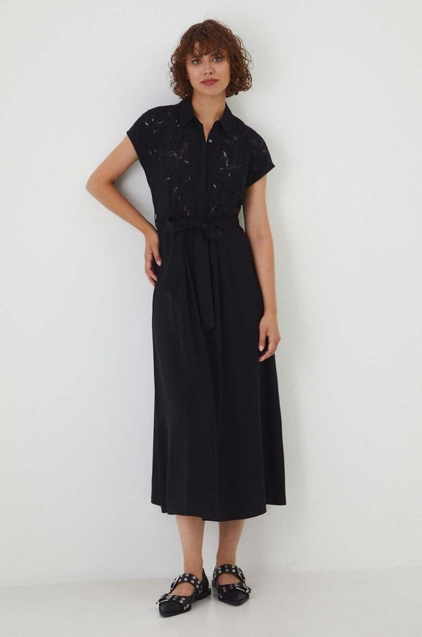 Medicine Haljina Medicine boja: crna, midi, ravna