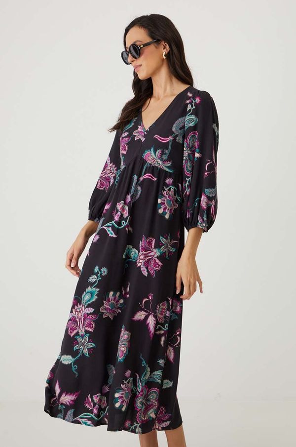 Medicine Haljina Medicine boja: crna, midi, širi se prema dolje