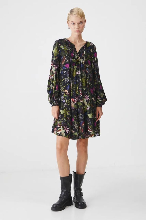 Medicine Haljina Medicine boja: crna, mini, širi se prema dolje