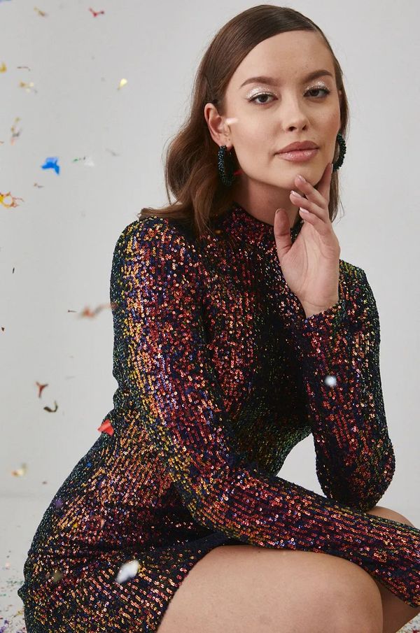 Medicine Haljina Medicine boja: zlatna, mini, uska