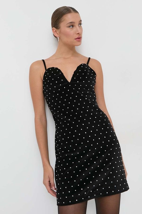 MICHAEL Michael Kors Haljina MICHAEL Michael Kors boja: crna, mini, uske