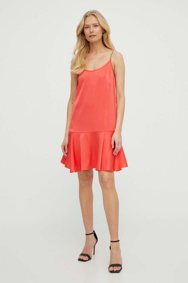 MICHAEL Michael Kors Haljina MICHAEL Michael Kors boja: crvena, mini, širi se prema dolje