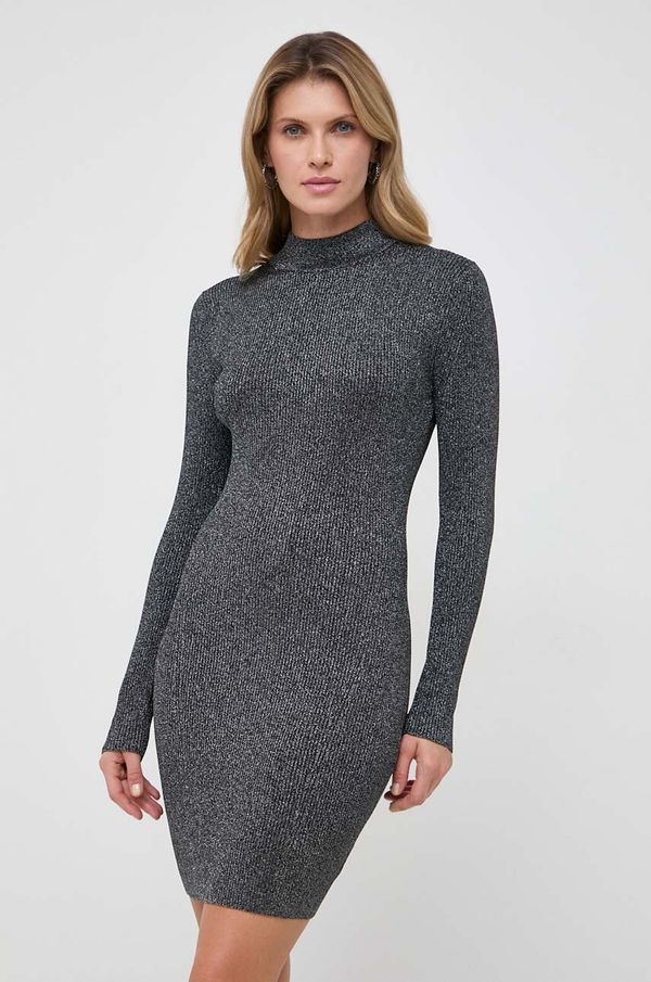 MICHAEL Michael Kors Haljina MICHAEL Michael Kors boja: srebrna, mini, uska
