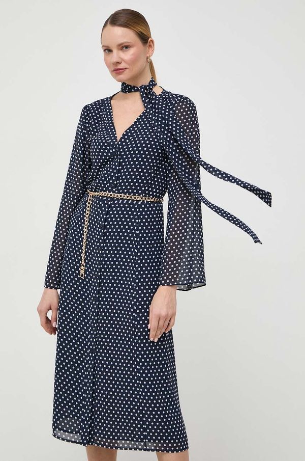 MICHAEL Michael Kors Haljina MICHAEL Michael Kors boja: tamno plava, midi, širi se prema dolje