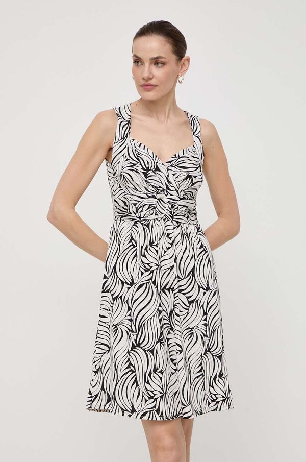 Morgan Haljina Morgan boja: bijela, mini, širi se prema dolje