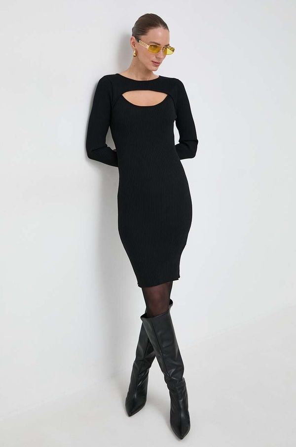 Morgan Haljina Morgan boja: crna, mini, uska