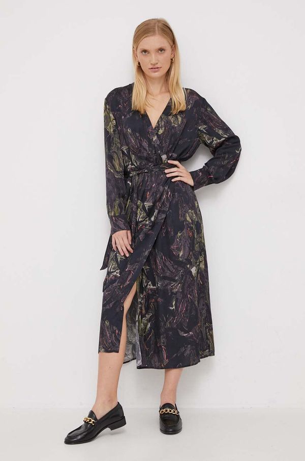 Mos Mosh Haljina Mos Mosh boja: crna, midi, širi se prema dolje